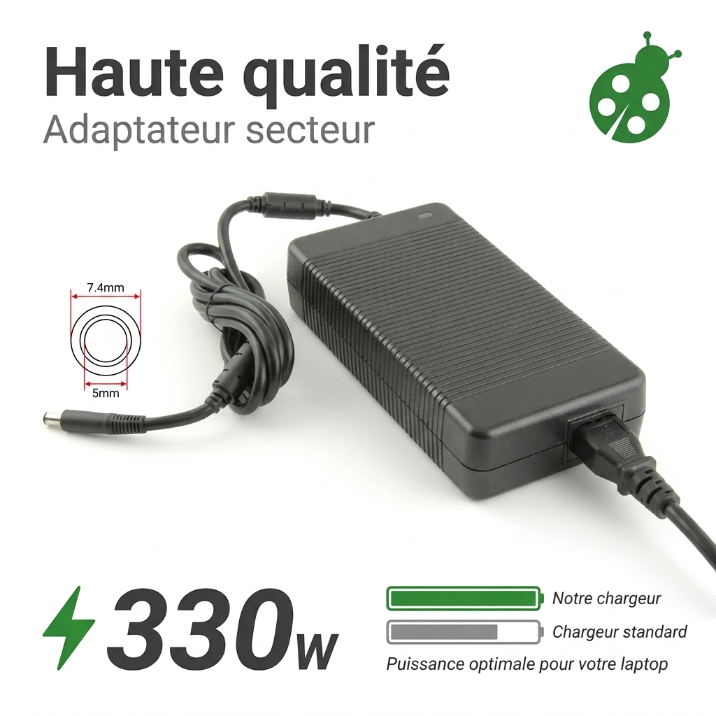 Caricabatterie computer portatile alienware 17 r4