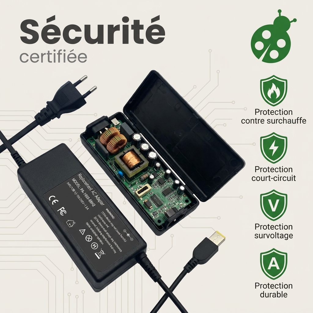 Caricabatterie computer portatile lenovo ideapad 500 15isk