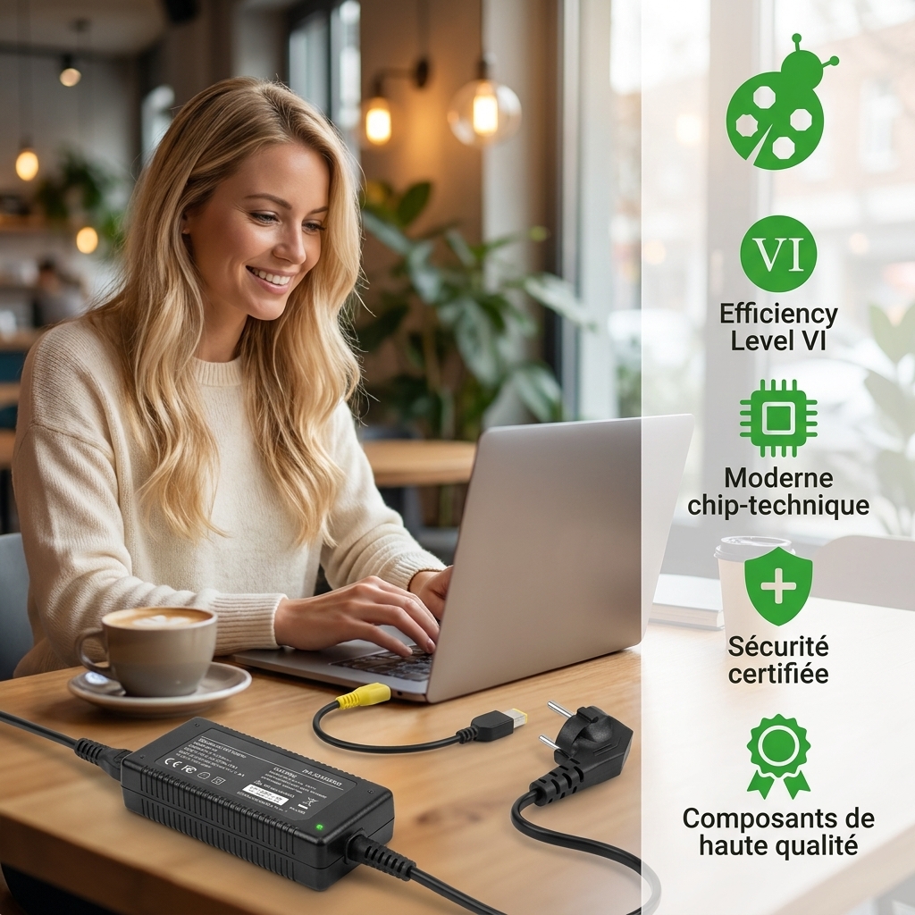 Caricabatterie computer portatile lenovo ideapad yoga 500 15isk 80r6