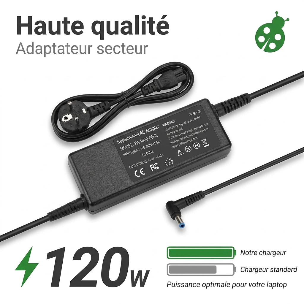Caricabatterie computer portatile hp  envy 17 j100eb