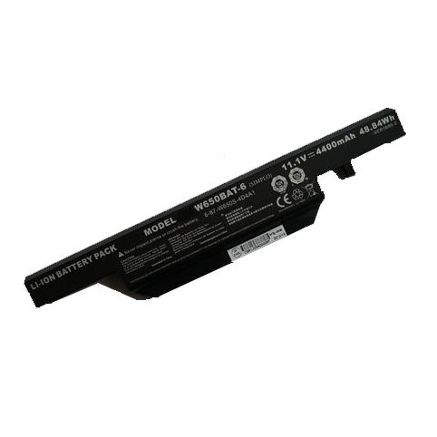 Batteria per clevo w650bat 6