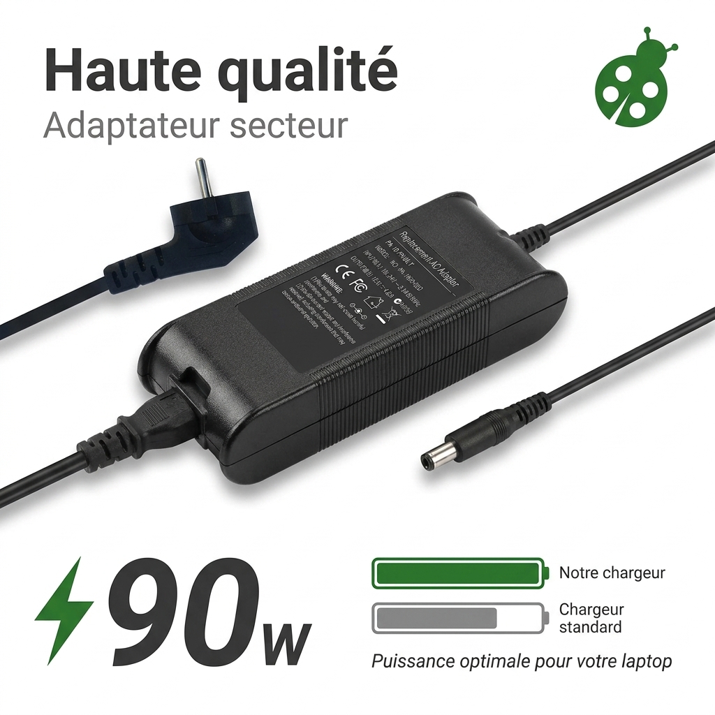 Caricabatterie computer portatile dell latitude e7240 11.1 v