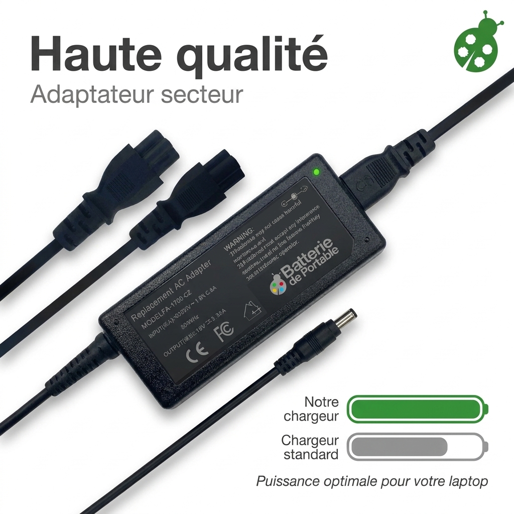 Caricabatterie computer portatile medion akoya e1240t