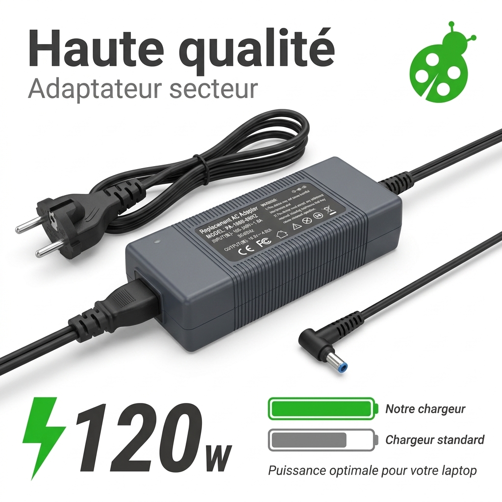 Caricabatterie computer portatile hp  pavilion 17z