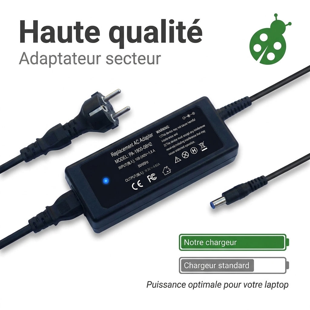 Caricabatterie computer portatile dell inspiron 3558