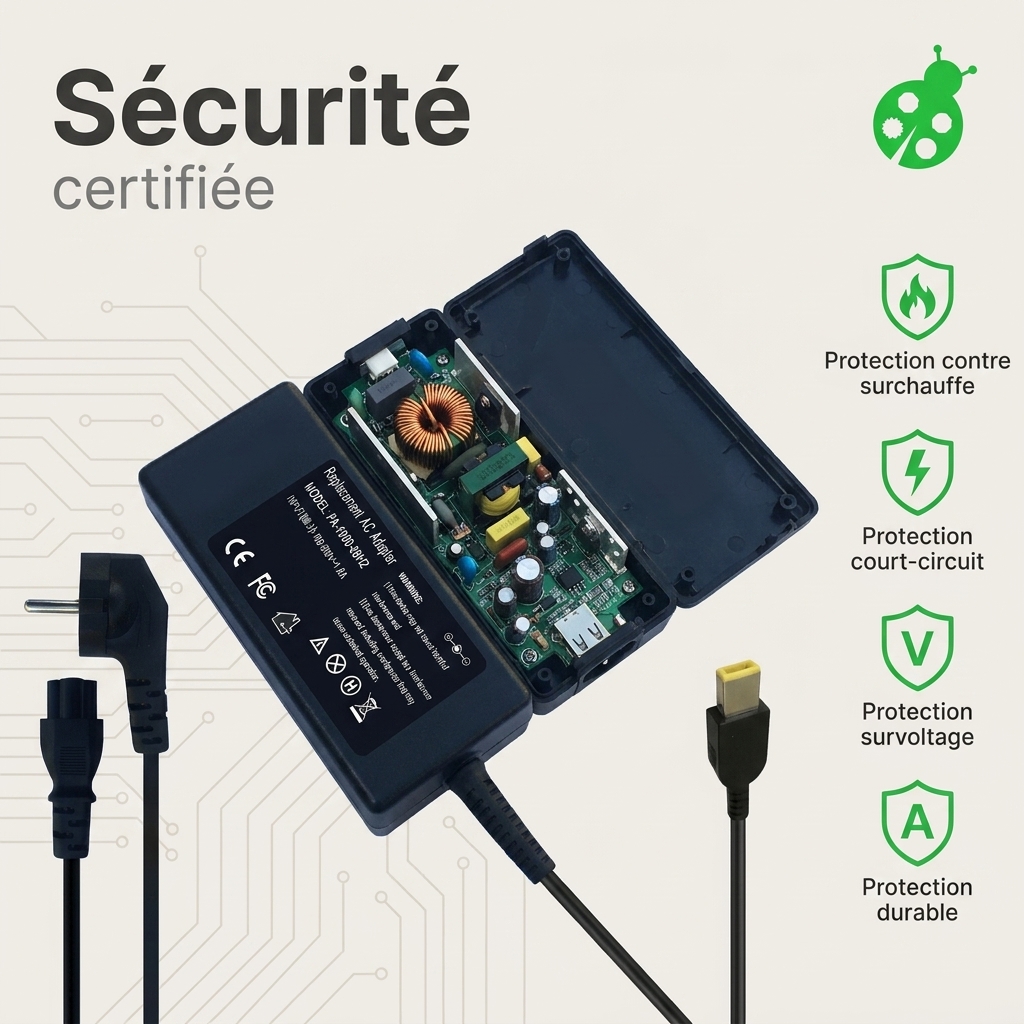 Caricabatterie computer portatile lenovo thinkpad p40 yoga 20gq0004ge