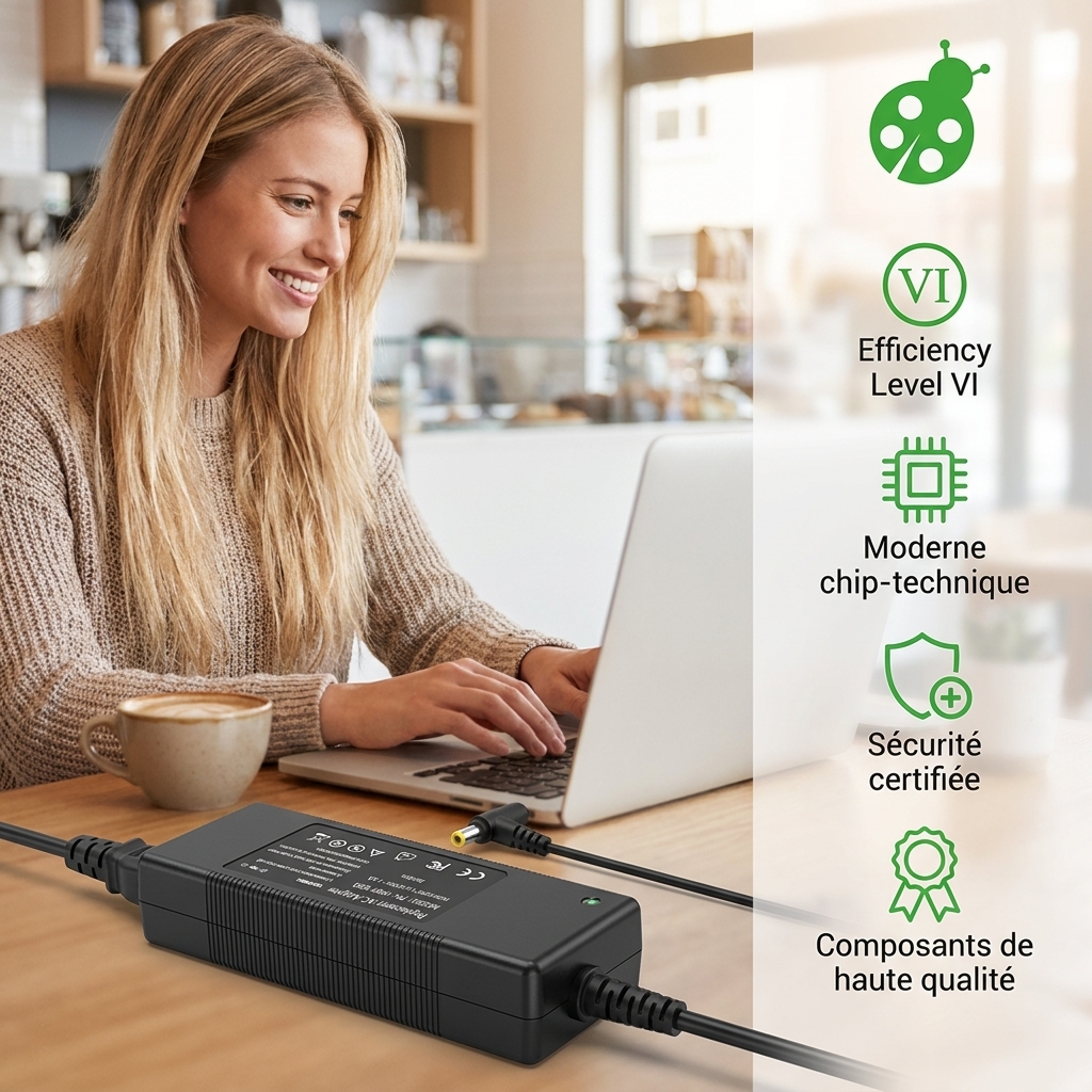 Caricabatterie computer portatile hp  elite 8300 usdt