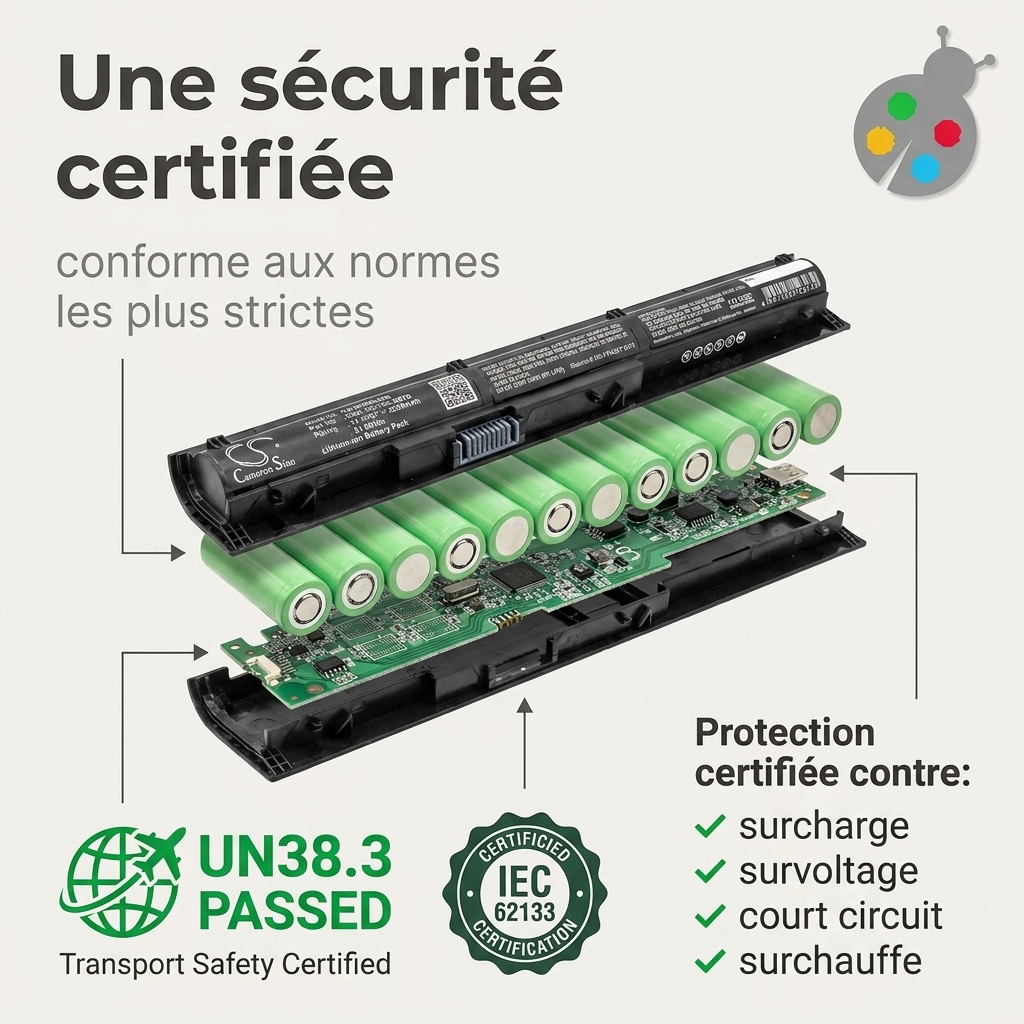Batteria computer portatile hp probook 455 g3