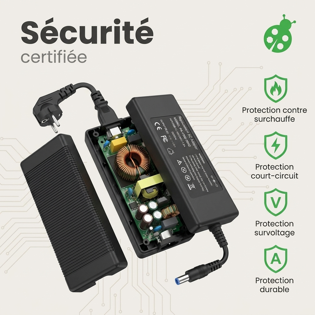 Caricabatterie computer portatile hp  pavilion 17 f177nf
