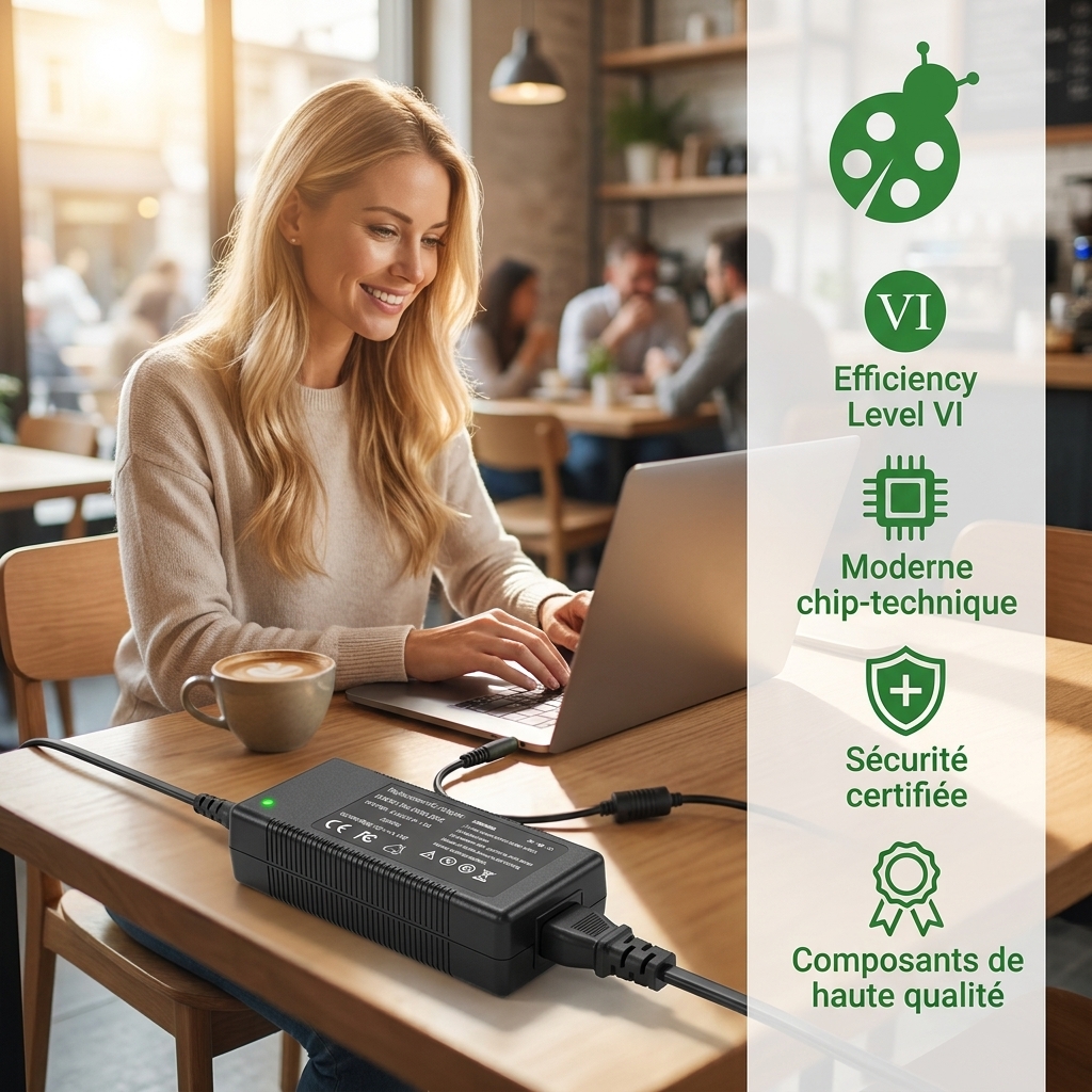 Caricabatterie computer portatile essentielb smart mouv 1701
