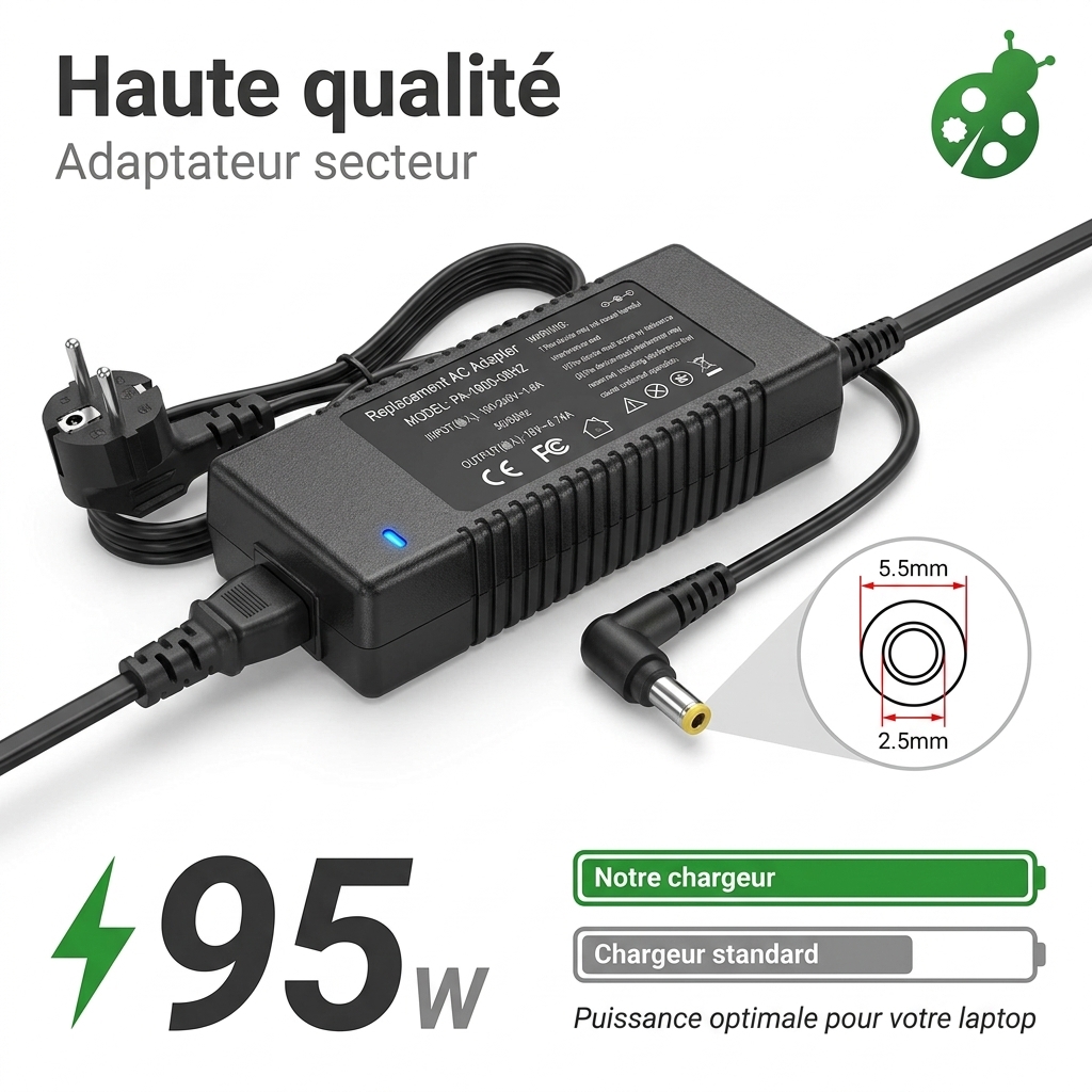 Caricabatterie computer portatile acer aspire 5750zg