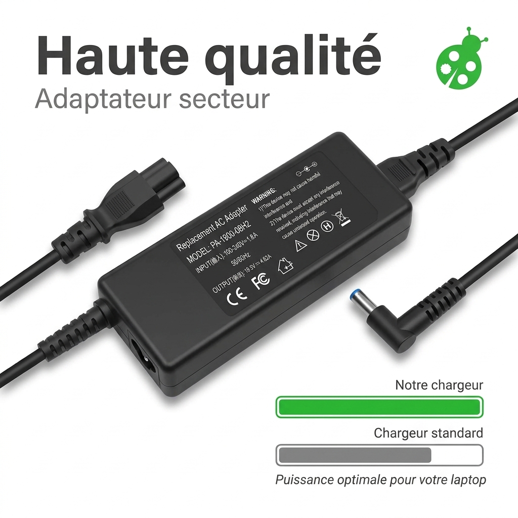 Caricabatterie computer portatile hp  14 am023nf