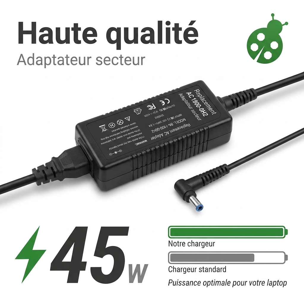 Caricabatterie computer portatile hp  pavilion x360 14 ba008nf