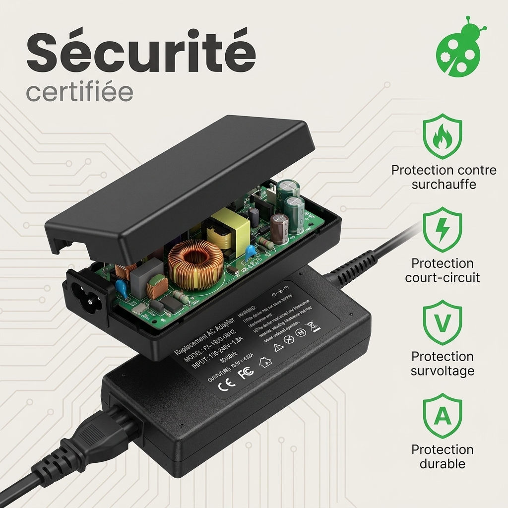 Caricabatterie computer portatile hp  pavilion x360 14 ba008nf
