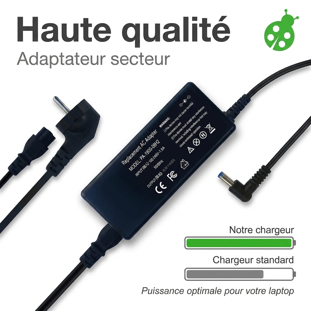 Caricabatterie computer portatile dell inspiron 5558