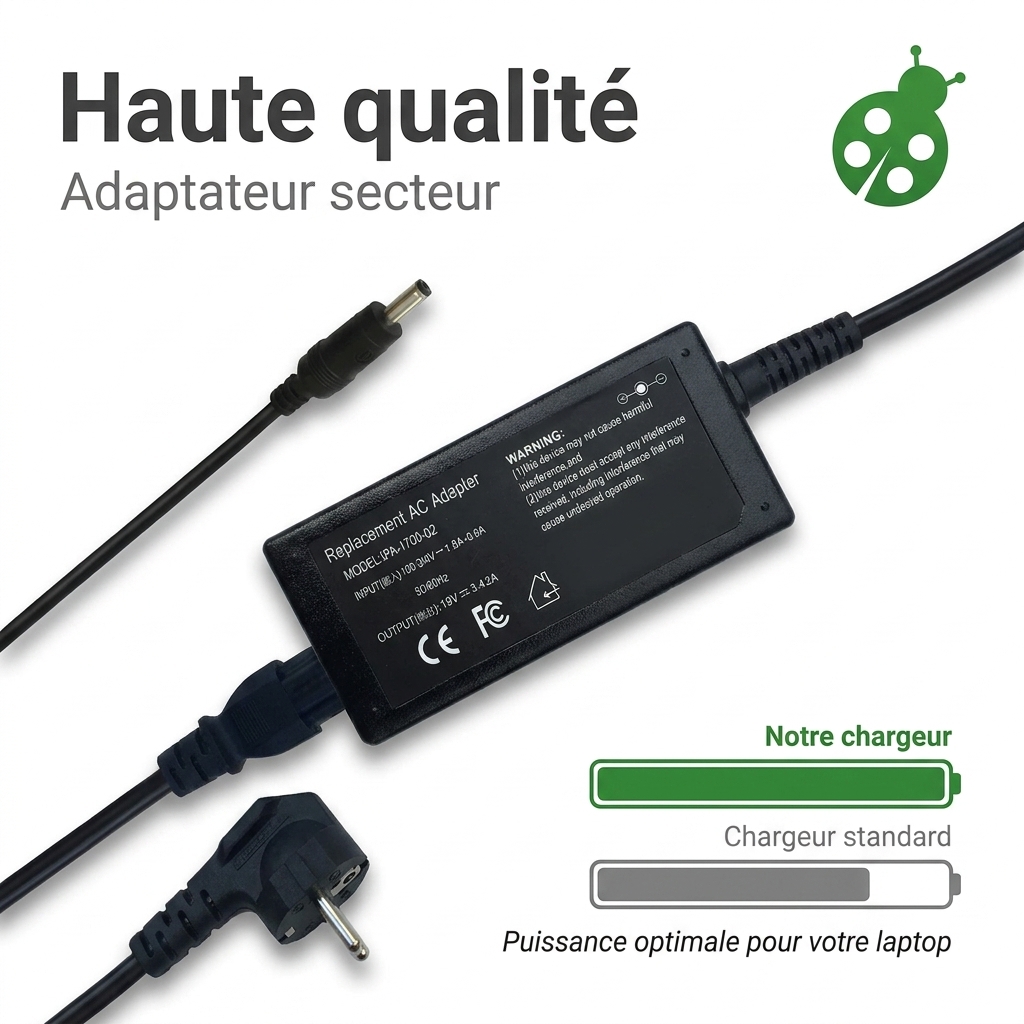 Caricabatterie computer portatile asus vivobook flip tp510u