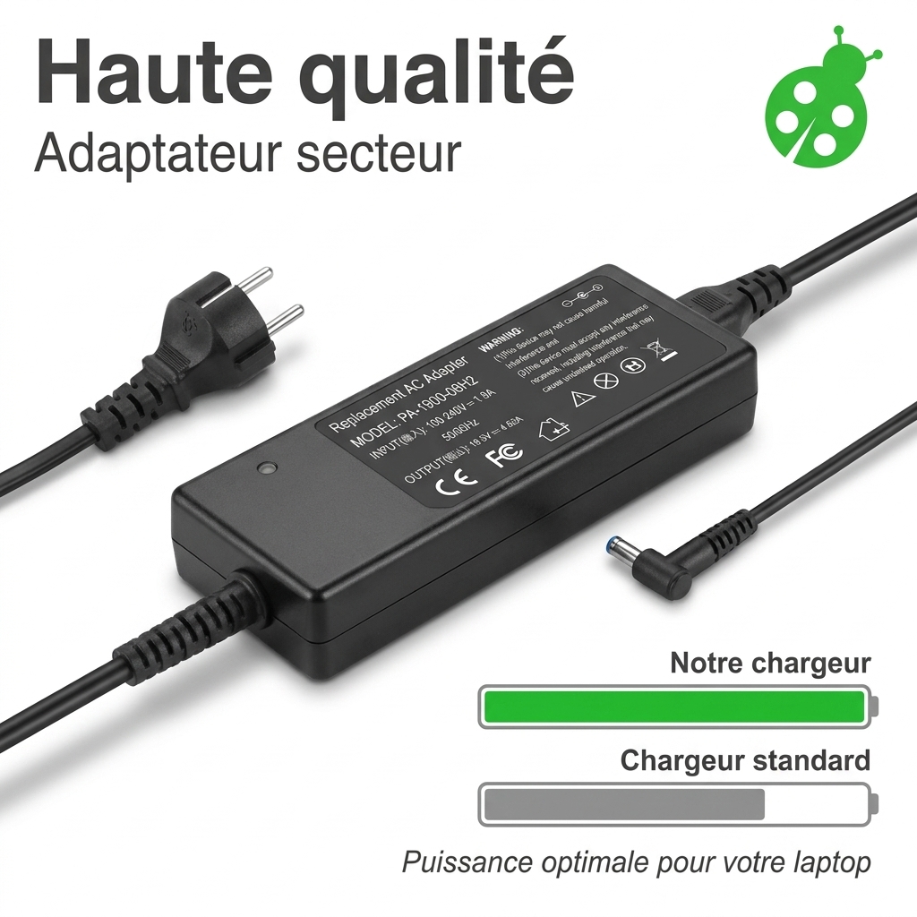 Caricabatterie computer portatile hp  pavilion 14 ce0040nf