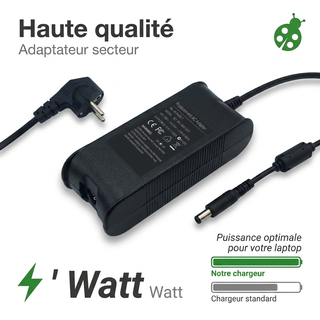 Caricabatterie computer portatile dell latitude e5470 11.4 v