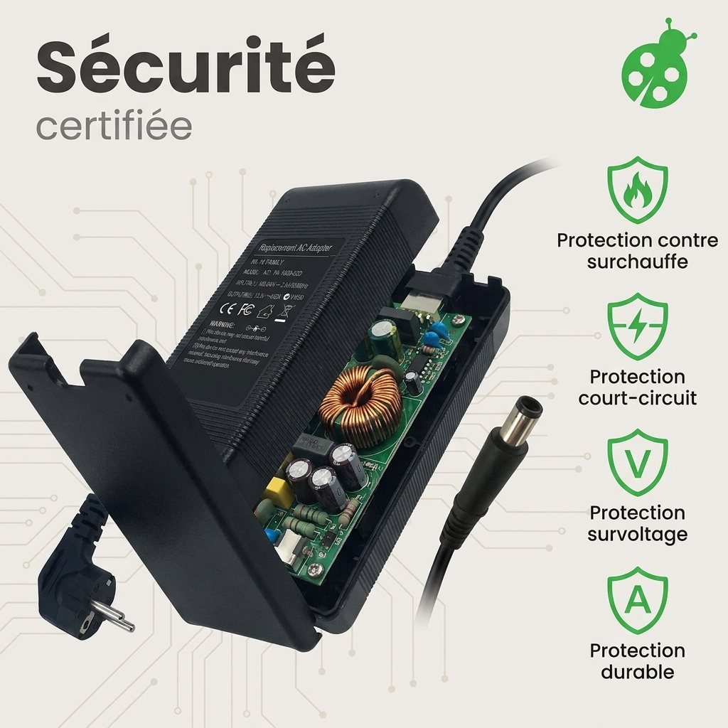 Caricabatterie computer portatile dell latitude 12 7214