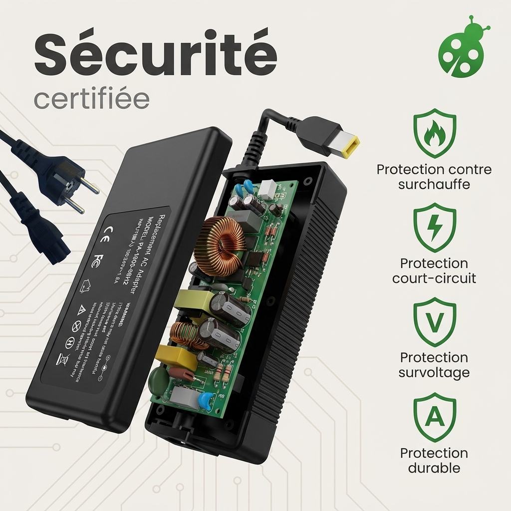 Caricabatterie computer portatile lenovo thinkpad e550 20df