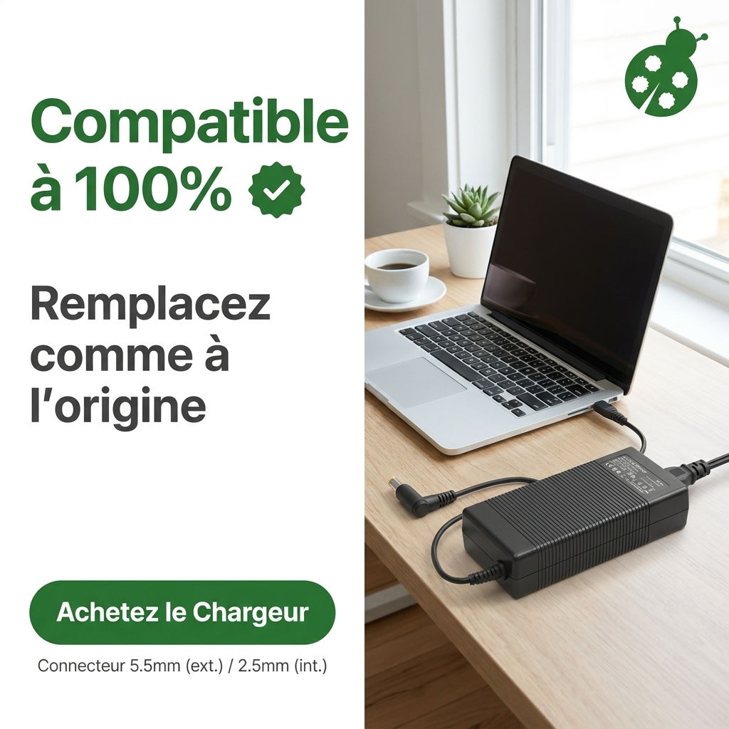 Caricabatterie computer portatile ordissimo 15 pouces lucie