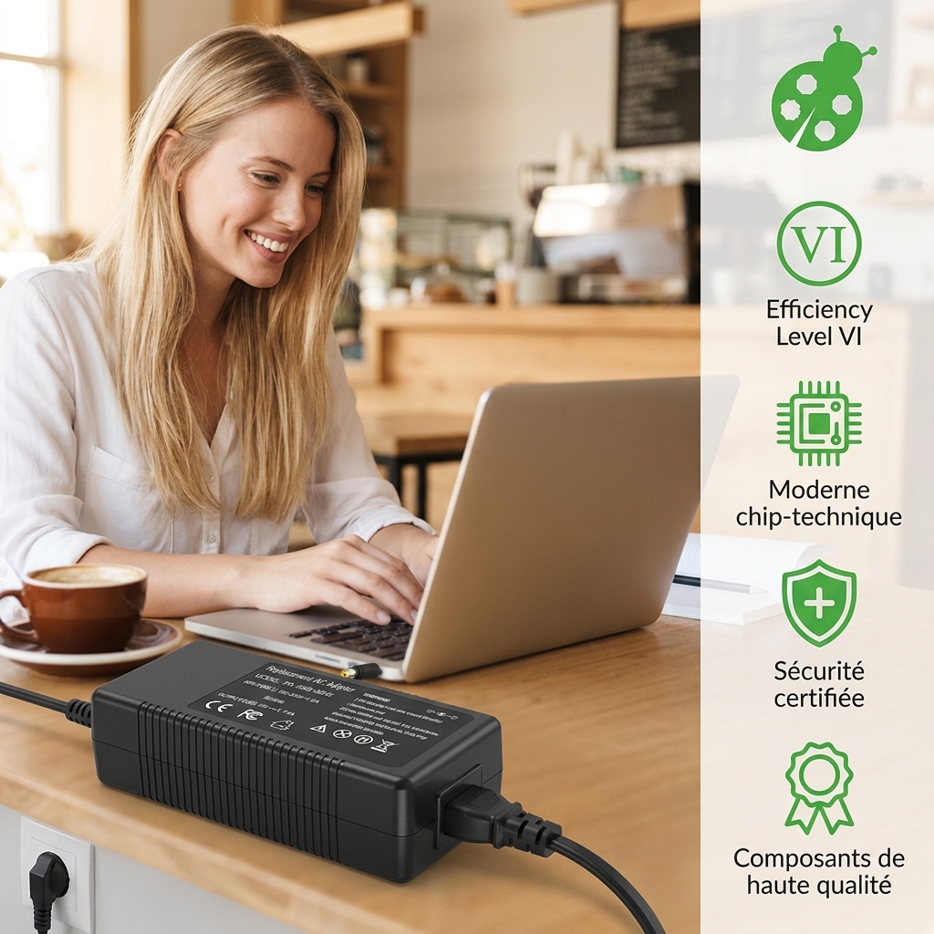 Caricabatterie computer portatile lenovo thinkpad t520i 4242