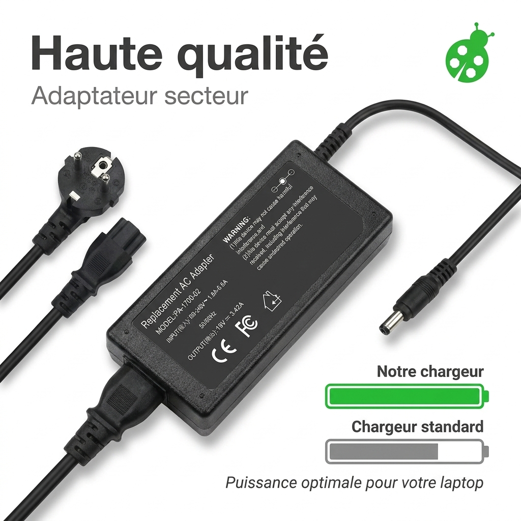 Caricabatterie computer portatile asus vivobook flip tp401ca ec036t