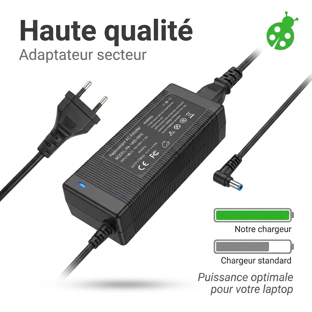 Caricabatterie computer portatile hp  pavilion 15 dw0062nf