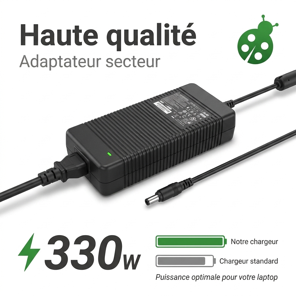 Caricabatterie computer portatile alienware predator 15 g9 593