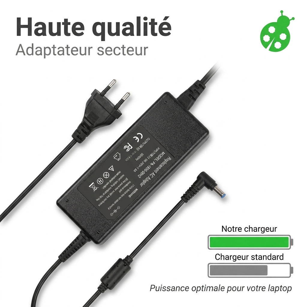 Caricabatterie computer portatile hp  pavilion 14 ck0007nf