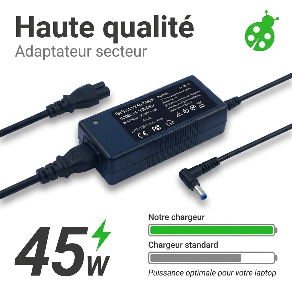 Caricabatterie computer portatile hp  pavilion 13 an0014nf