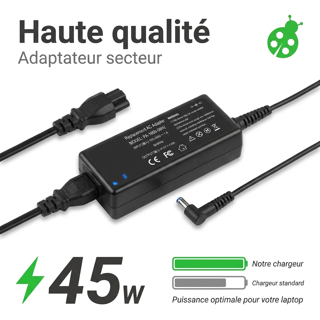 Caricabatterie computer portatile hp  pavilion 14 ce0006nf