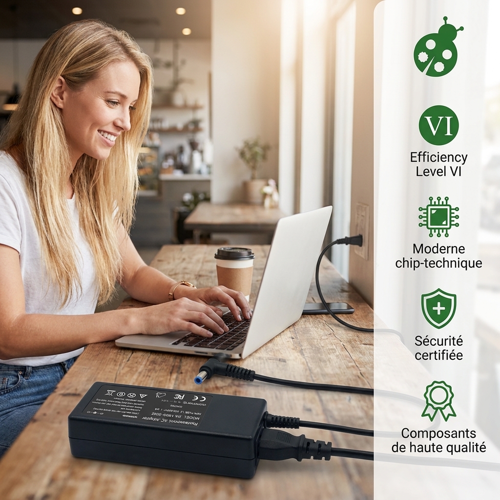 Caricabatterie computer portatile hp  pavilion 15 bc301nf