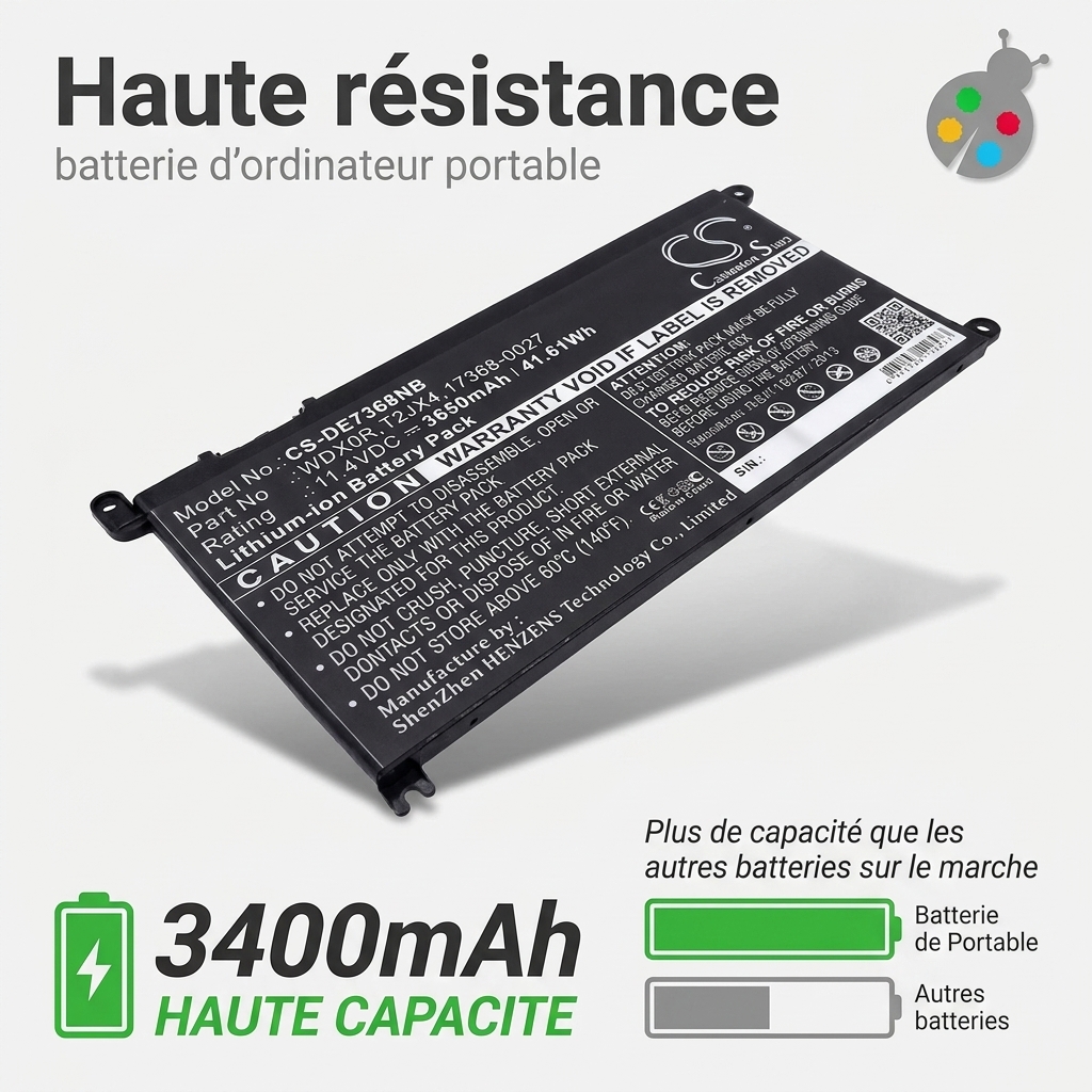 Batteria per dell inspiron 13 5378
