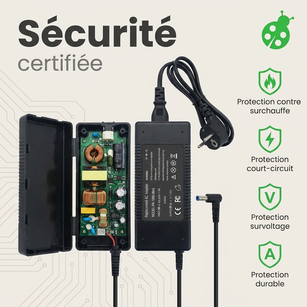 Caricabatterie computer portatile hp  chromebook x360 11 g1 ee
