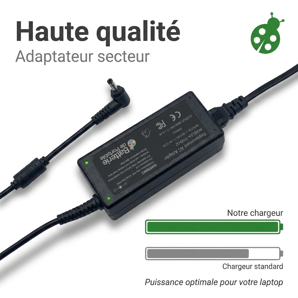 Caricabatterie computer portatile medion akoya e1231t