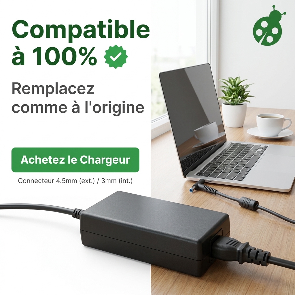 Caricabatterie computer portatile hp  pavilion 17 g100nl