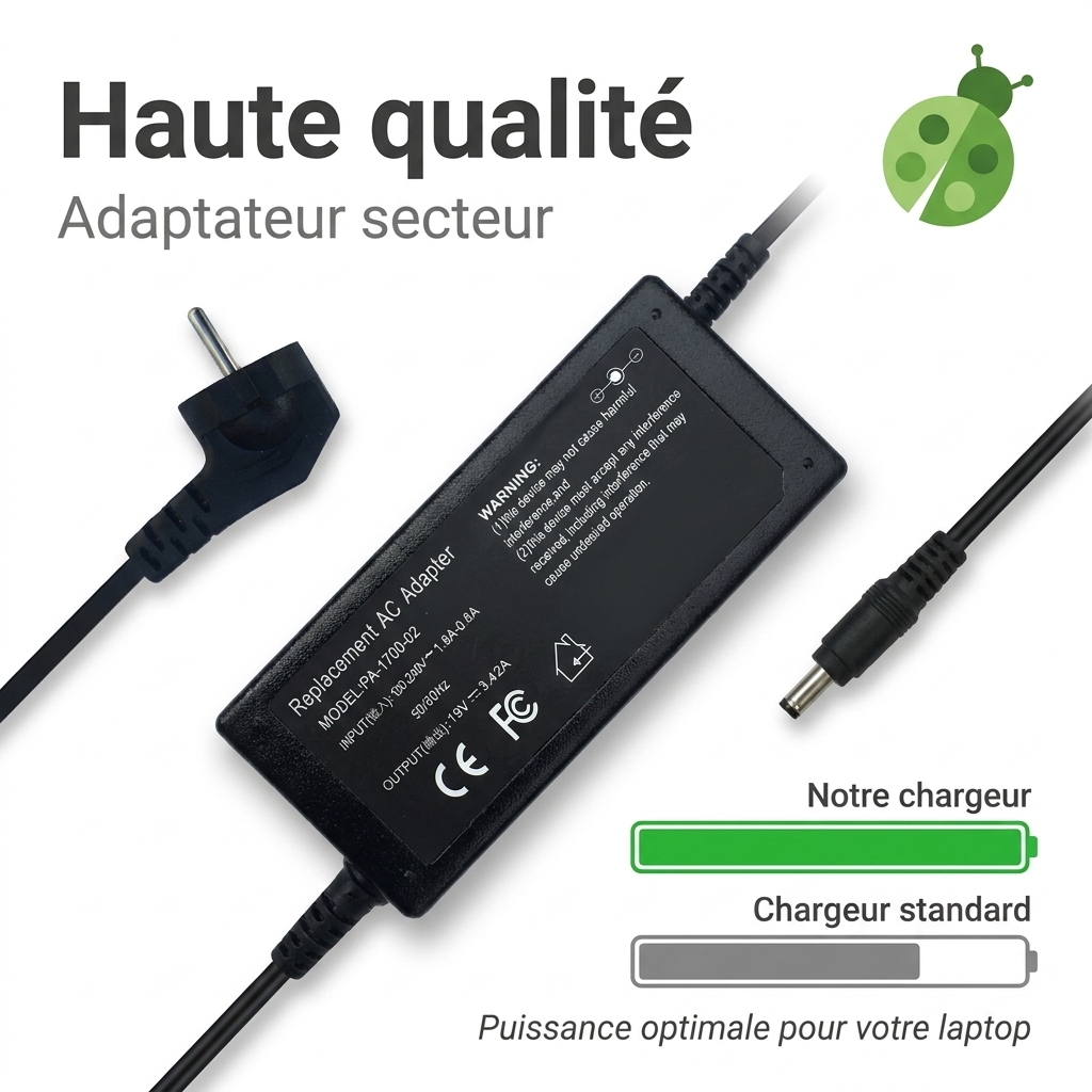Caricabatterie computer portatile asus zenbook ux333fac