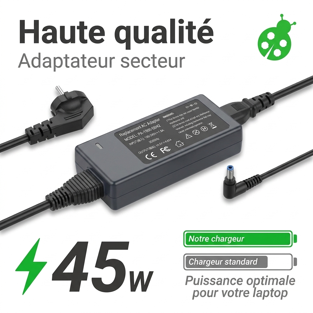 Caricabatterie computer portatile hp  14s fq1090