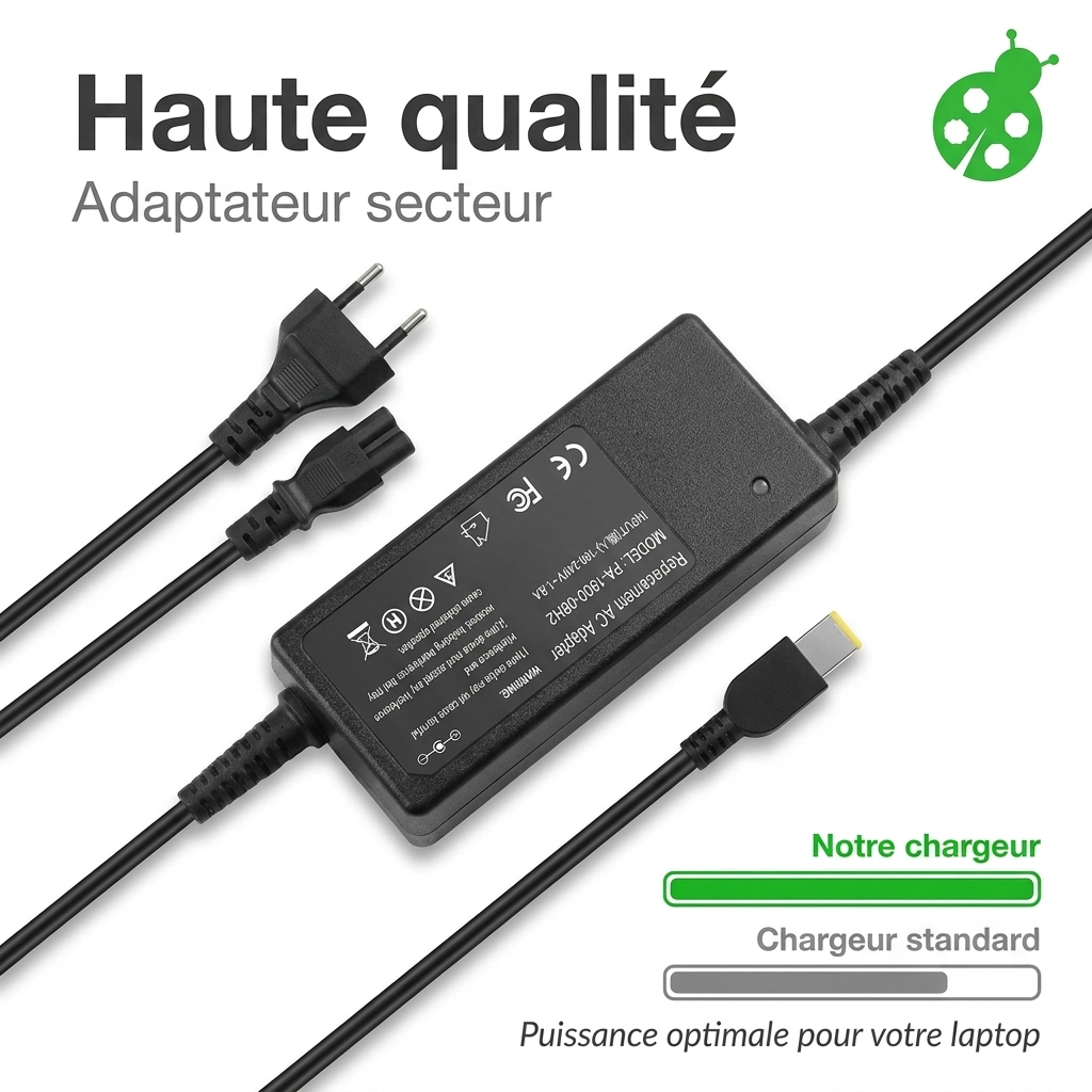 Caricabatterie computer portatile lenovo legion y540 15irh 81sx