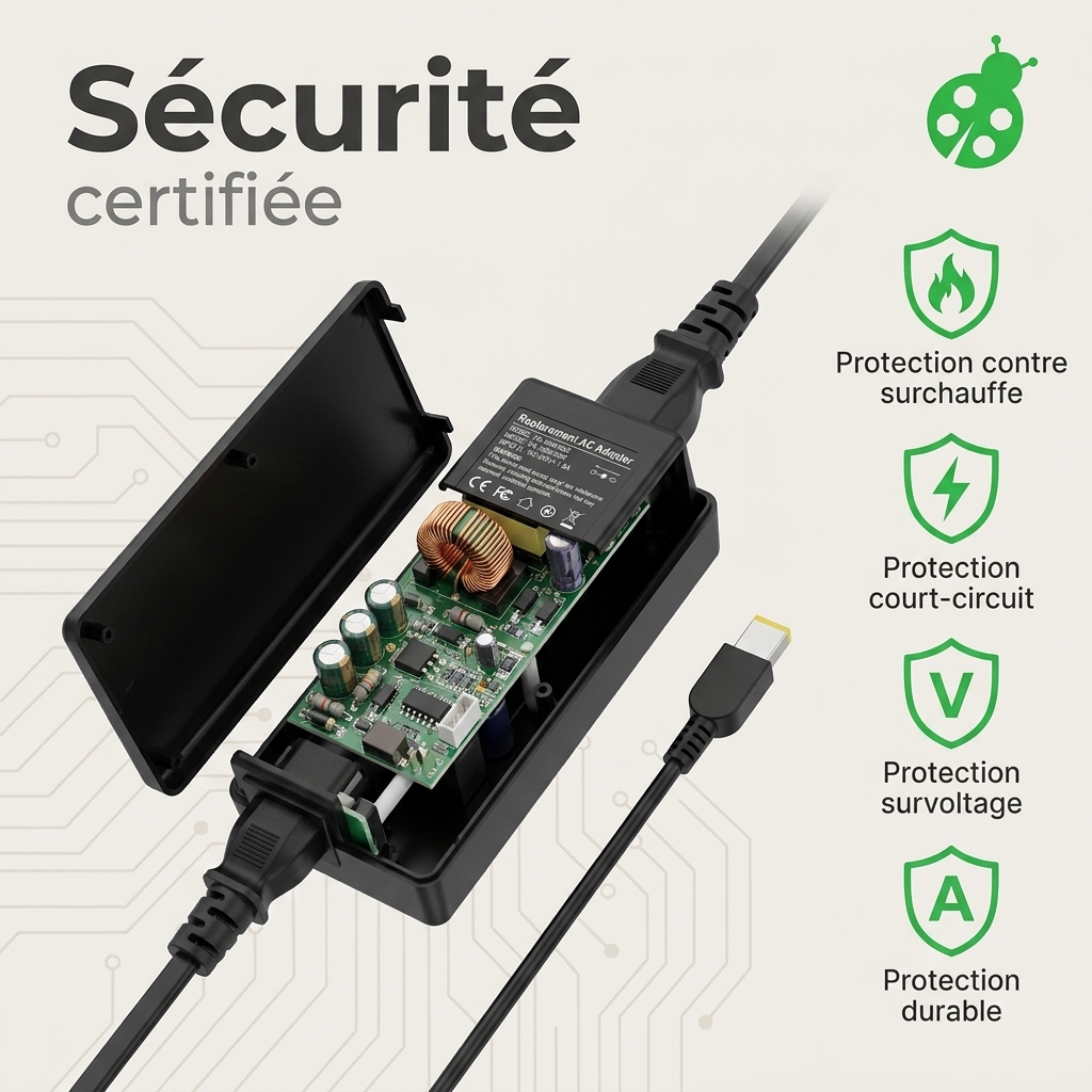 Caricabatterie computer portatile lenovo legion y540 15irh 81sx