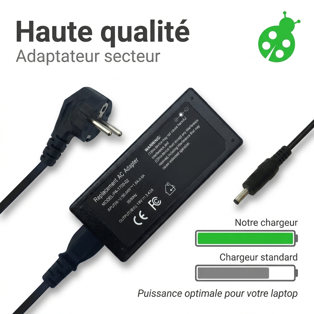 Caricabatterie computer portatile asus x509ja ej016t