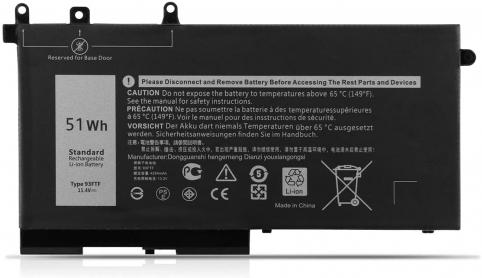 Batteria per dell latitude 5290 11.4 v