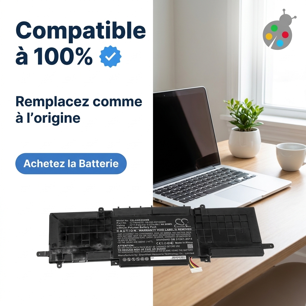 Batteria computer portatile asus zenbook 13 ux333fn