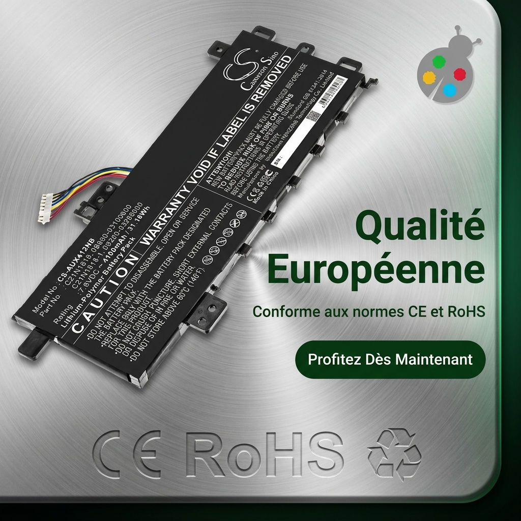 Batteria computer portatile asus vivobook 14 x412da