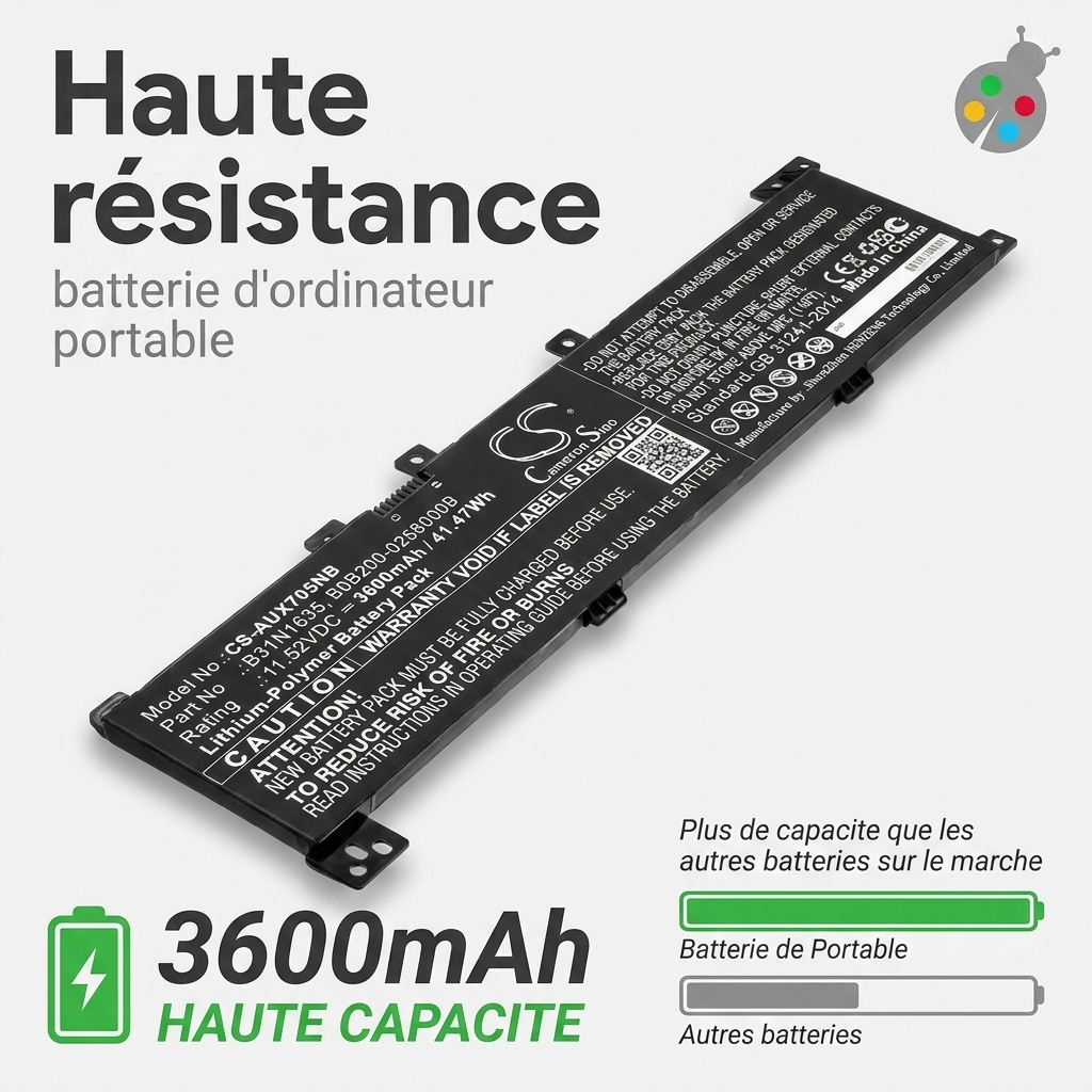 Batteria computer portatile asus r702ua