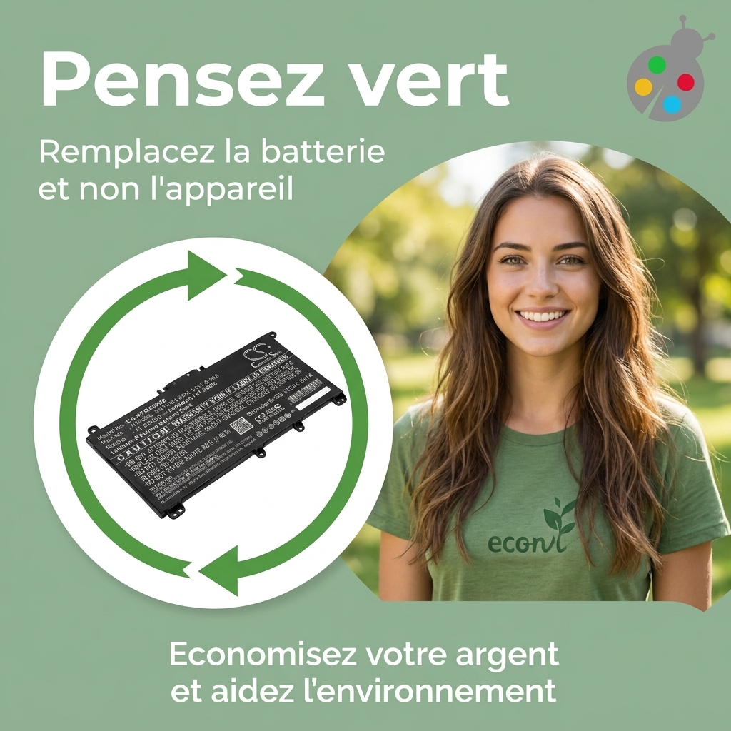 Batteria computer portatile hp 15 dw2033nf