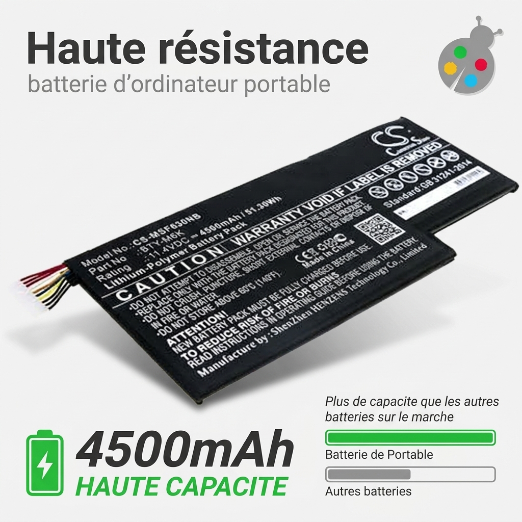 Batteria computer portatile msi ms 17f1