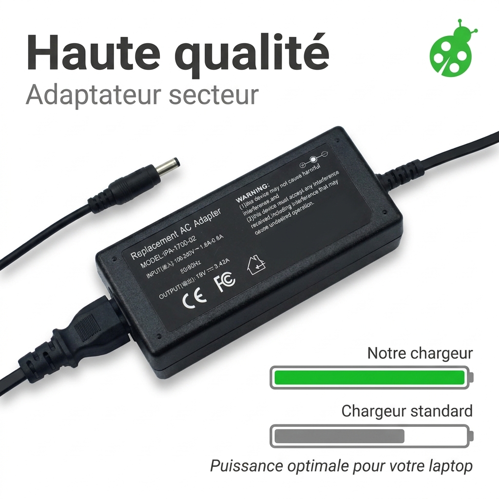 Caricabatterie computer portatile asus vivobook 17 a705ua bx322t
