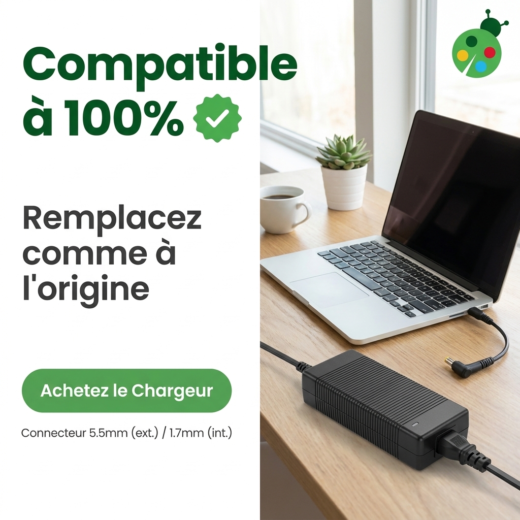 Caricabatterie computer portatile acer aspire 7730 4465